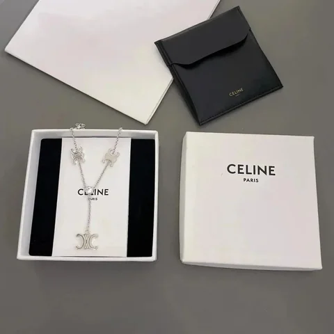 Celine Triomphe Necklace [6 styles] — source listing photo
