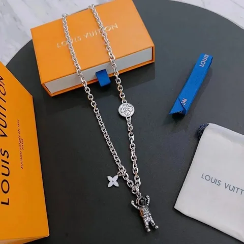 Louis Vuitton Monogram Flower Pendant Necklace [40 styles] — source listing photo