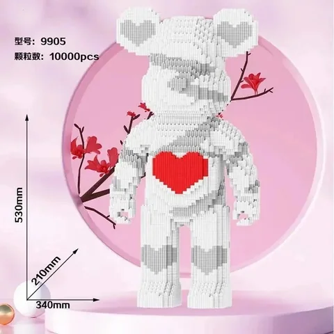 Bearbrick-Style Micro Block Figure Collection [40 styles] — source listing photo