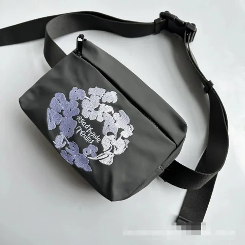 Readymade Floral Embroidery Waist Bag — source listing photo