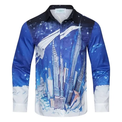 Casablanca Printed Long-Sleeve Shirts [34 styles] — source listing photo