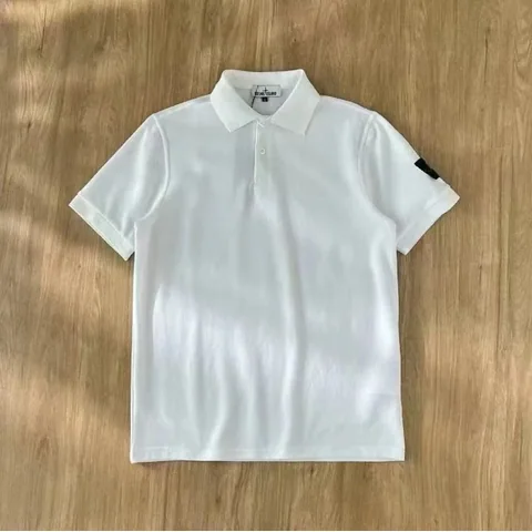 Stone Island Logo Polo Shirts [4 styles] — source listing photo