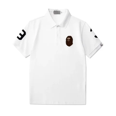 BAPE Ape-Head Logo Polo Shirts [3 styles] — source listing photo