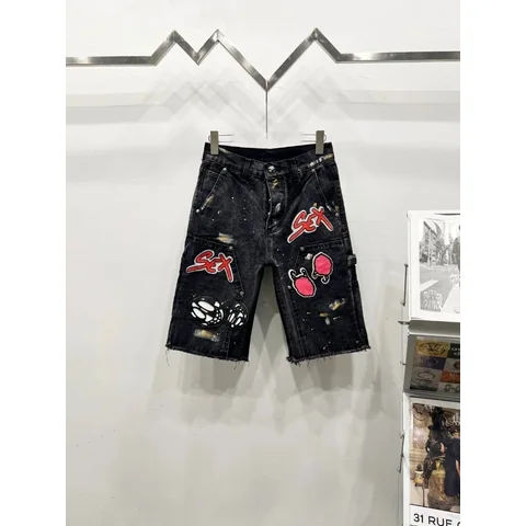 Chrome Hearts Cross-Patch Straight-Leg Jeans [35 styles] — source listing photo