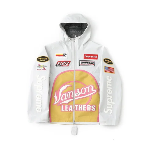 Supreme x Vanson Racing Jacket [3 styles] — source listing photo
