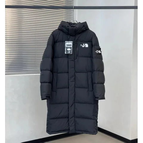 The North Face Long Hooded Down Coat [2 styles] — source listing photo