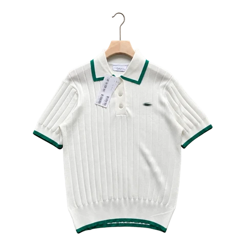 Lacoste Knit Polo Shirts [4 styles] — source listing photo