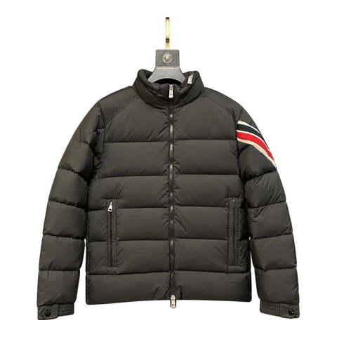 Moncler Tricolor-Sleeve Down Jacket [3 styles] — source listing photo