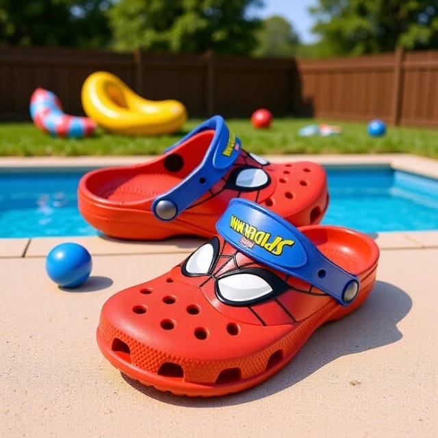 Crocs Spider-Man Classic Clog Kids Shoes — source listing image
