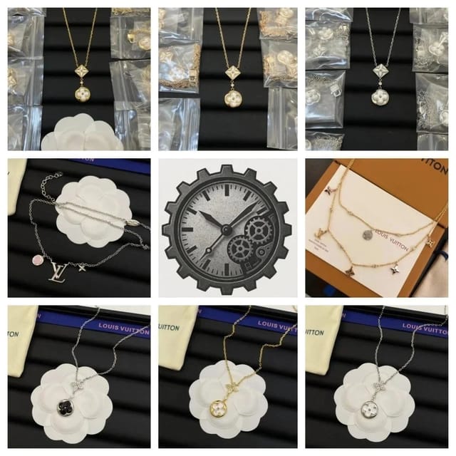 Louis Vuitton Monogram Flower Pendant Necklace [40 styles] — source listing image
