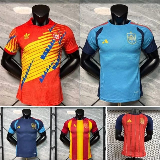 Adidas Spain National Team 2024 Training & Match Jerseys — source listing image