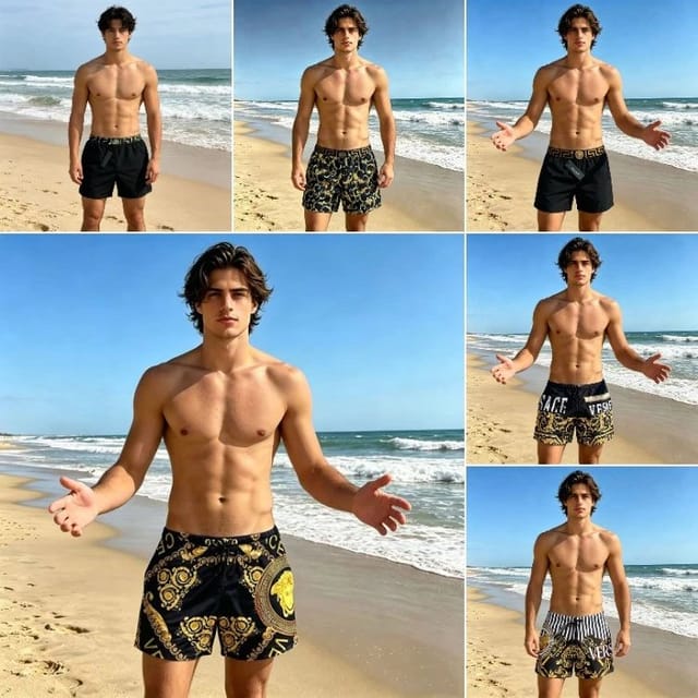 Versace Baroque Print Swim Shorts [6 styles] — source listing image