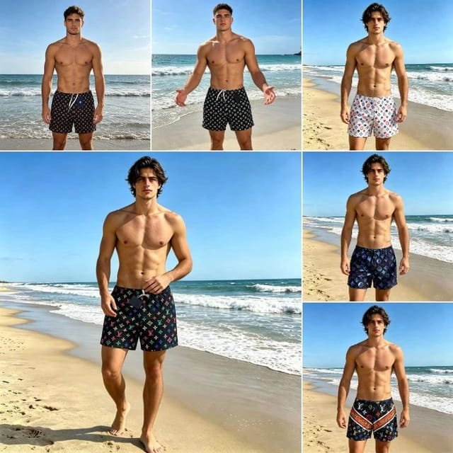 Louis Vuitton Monogram Swim Shorts [6 styles] — source listing image