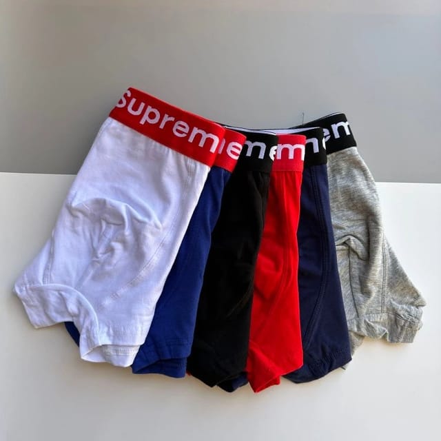 Supreme Logo-Waistband Boxer Briefs [17 styles] — source listing image