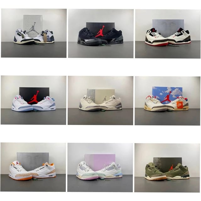Air Jordan 3 Retro Sneakers [11 styles] — source listing image