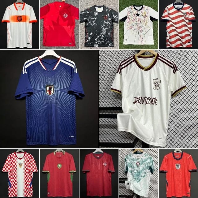 Club & National-Team Football Shirt Collection [40 styles] — source listing image
