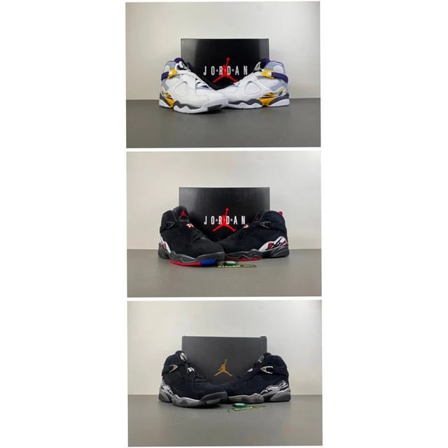 Air Jordan 8 Retro Sneakers [3 styles] — source listing image