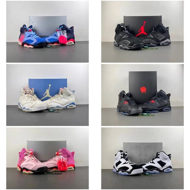 Air Jordan 6 Retro Sneakers [7 styles] — source listing image