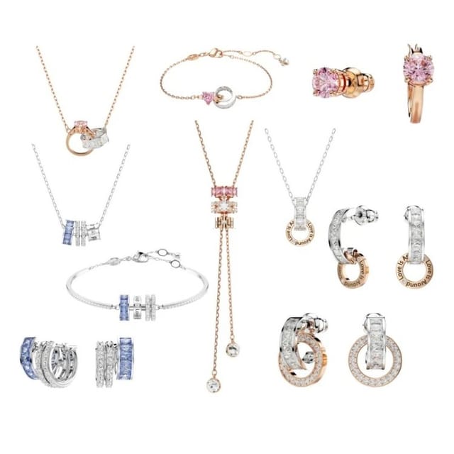 Crystal Interlocking-Link Jewelry Collection [36 styles] — source listing image