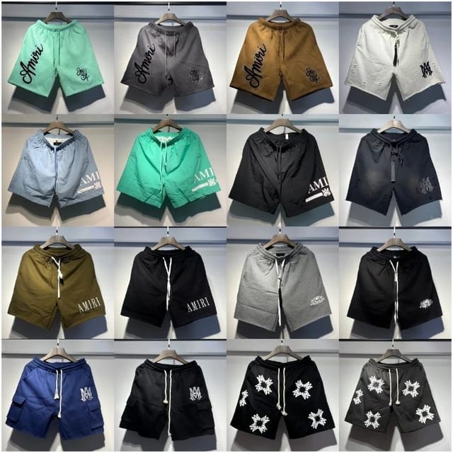 AMIRI Rhinestone Logo Shorts [18 styles] — source listing image