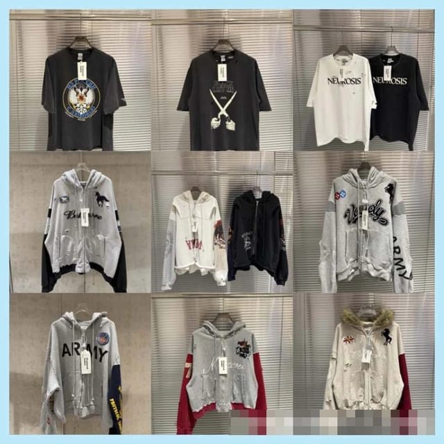 Protocol Distressed Zip Hoodies [40 styles] — source listing image