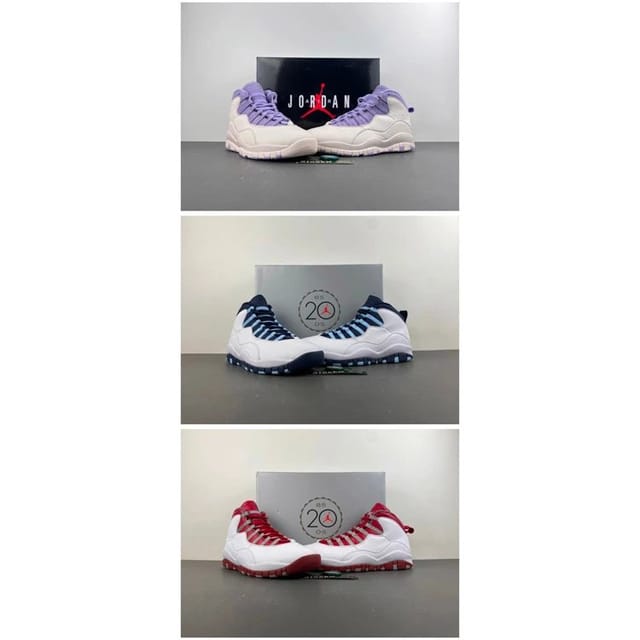 Air Jordan 10 Retro Sneakers [3 styles] — source listing image