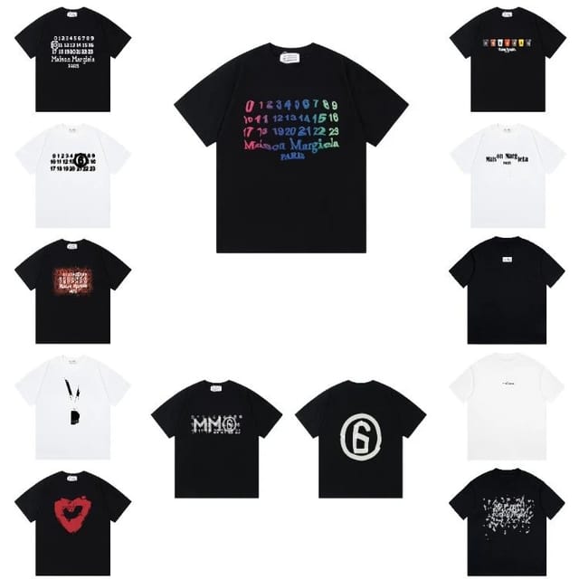 MM6 Maison Margiela Numeric-Logo T-Shirts [34 styles] — source listing image