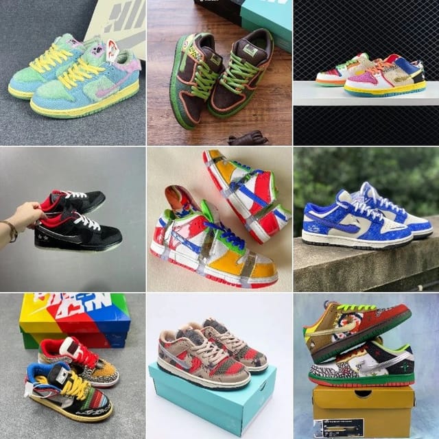 Nike SB Dunk Low Multicolor Sneakers [23 styles] — source listing image