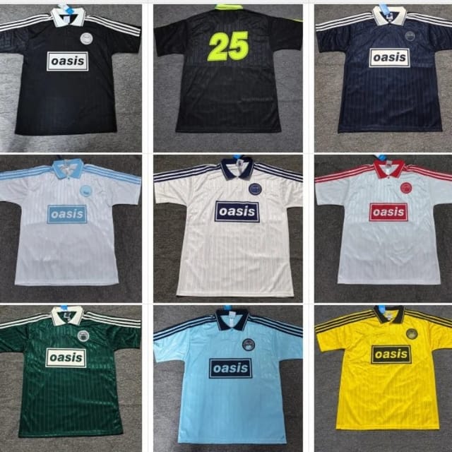 Adidas Oasis Football Shirts [10 styles] — source listing image