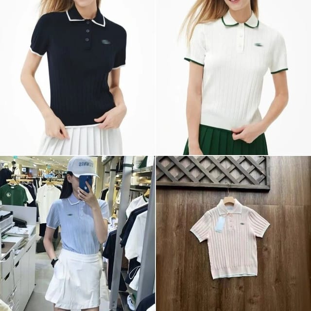 Lacoste Knit Polo Shirts [4 styles] — source listing image