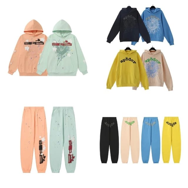 Sp5der Graphic Hoodies & Joggers [12 styles] — source listing image