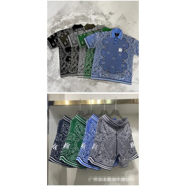 AMIRI Paisley Knit Shorts [10 styles] — source listing image