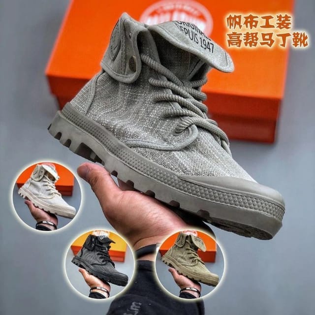 Palladium Foldover Canvas Boots [4 styles] — source listing image