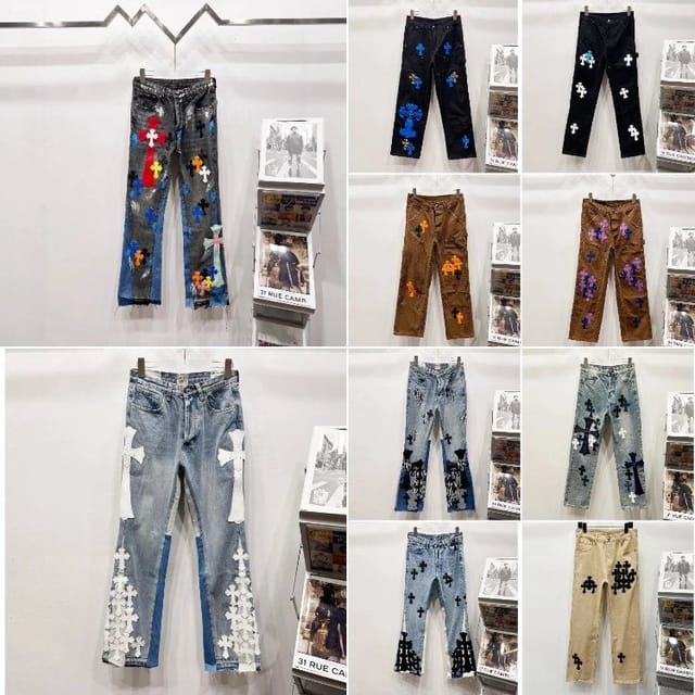 Chrome Hearts Cross-Patch Jeans [15 styles] — source listing image