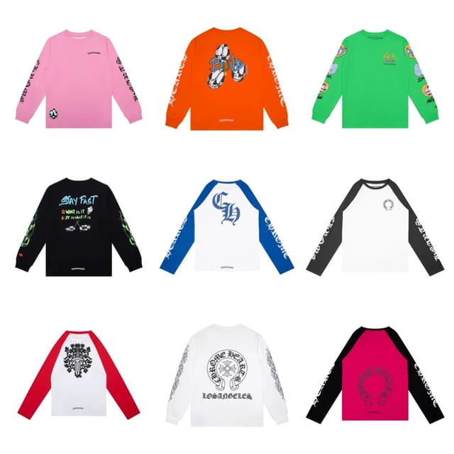 Chrome Hearts Graphic Long-Sleeve T-Shirts [56 styles] — source listing image