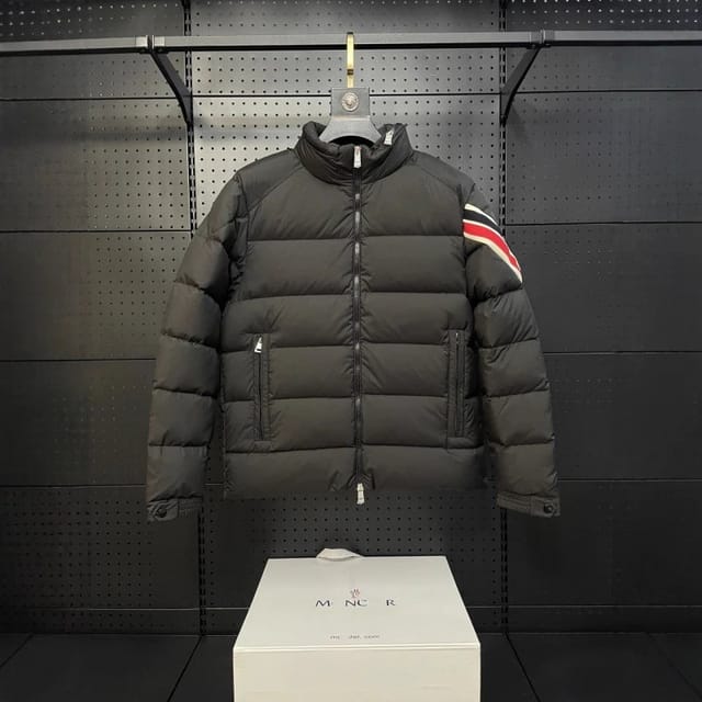 Moncler Tricolor-Sleeve Down Jacket [3 styles] — source listing image